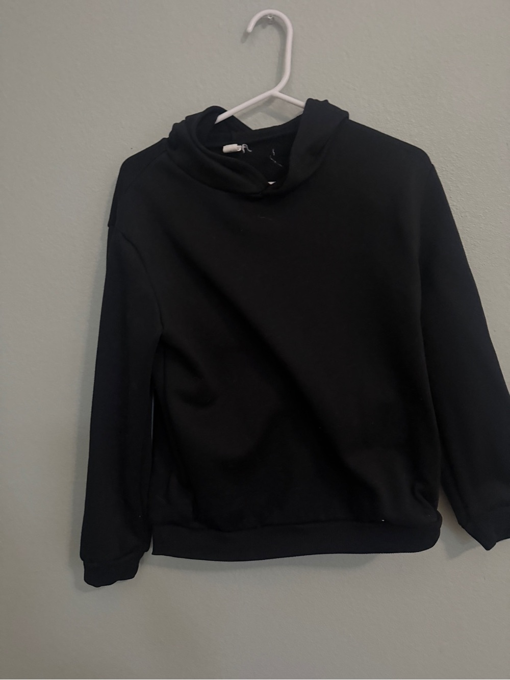 SHEIN Black Kids Hooded Sweatshirt
